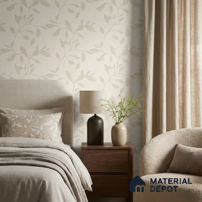 19020-3 | 5 Meter x 42 Inch PVC Florals Look Wallpaper - 57 Sq. Ft. | Minimum 15% wastage during installation
