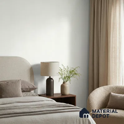 19053-1 | White Soft Texture PVC Textured Wallpaper - 5 Meter x 42 Inch, 57 Sq. Ft. (Min. 15% Wastage)