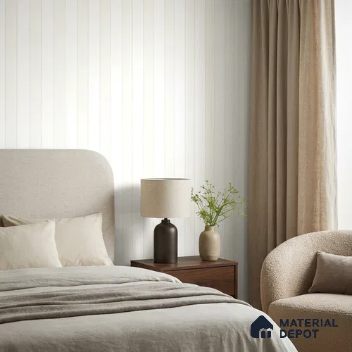 5117-4 | 5 Meter x 42 Inch PVC Stripes Look Wallpaper - 57 Sq. Ft. | Minimum 15% wastage during installation