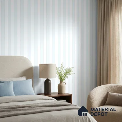 5117-5 | 5 Meter x 42 Inch PVC Stripes Look Wallpaper - 57 Sq. Ft. | Minimum 15% wastage during installation
