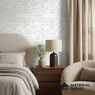70137-2 | 5 Meter x 42 Inch PVC Brick Look Wallpaper - 57 Sq. Ft. | Minimum 15% wastage during installation