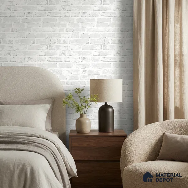 70137-2 | 5 Meter x 42 Inch PVC Brick Look Wallpaper - 57 Sq. Ft. | Minimum 15% wastage during installation