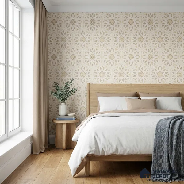 88376-2 | 5 Meter x 42 Inch PVC Patterned Look Wallpaper - 57 Sq. Ft. | Minimum 15% wastage during installation