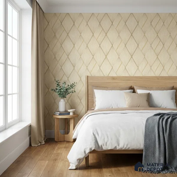 88390-2 | 5 Meter x 42 Inch PVC Patterned Look Wallpaper - 57 Sq. Ft. | Minimum 15% wastage during installation