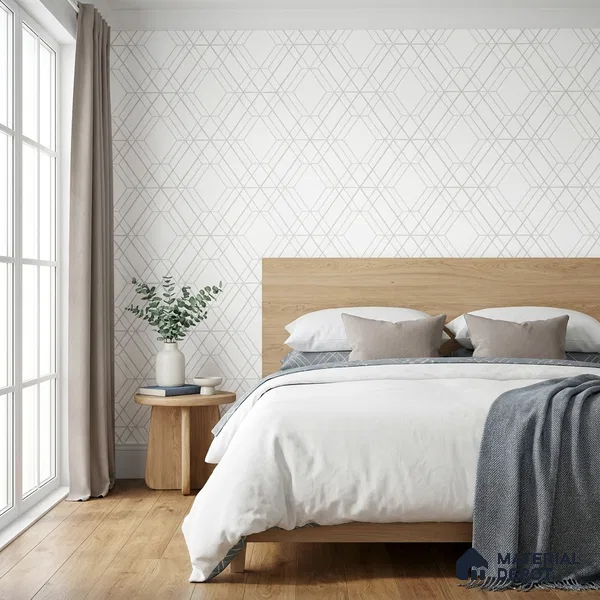 88380-1 | 5 Meter x 42 Inch PVC Geometric Look Wallpaper - 57 Sq. Ft. | Minimum 15% wastage during installation