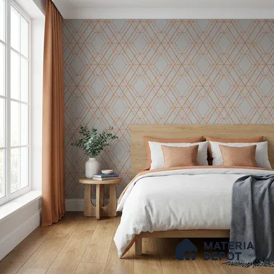 88380-3 | 5 Meter x 42 Inch PVC Geometric Look Wallpaper - 57 Sq. Ft. | Minimum 15% wastage during installation