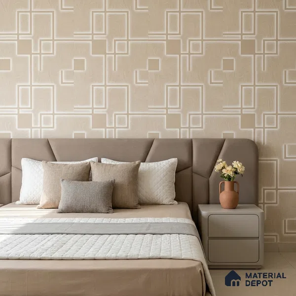 88462-2 | 5 Meter x 42 Inch PVC Patterned Look Wallpaper - 57 Sq. Ft. | Minimum 15% wastage during installation