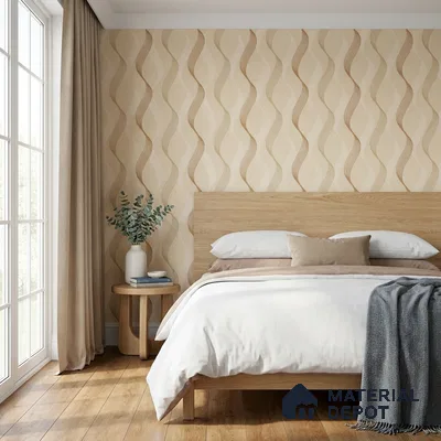 88488-2 | 5 Meter x 42 Inch PVC Patterned Look Wallpaper - 57 Sq. Ft. | Minimum 15% wastage during installation