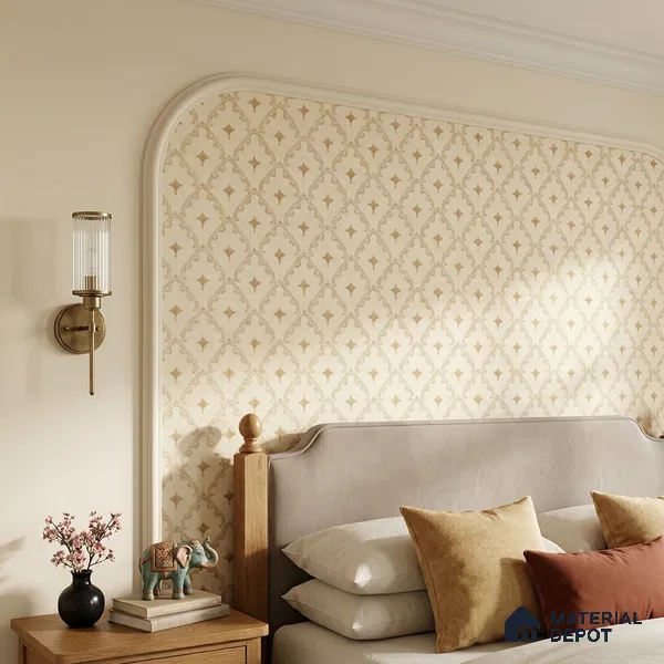88448-2 | 5 Meter x 42 Inch PVC Patterned Look Wallpaper - 57 Sq. Ft. | Minimum 15% wastage during installation