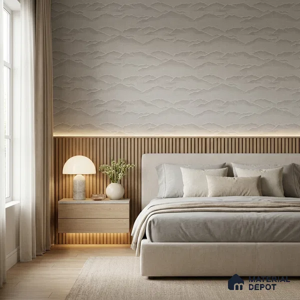 81278-1 | 5 Meter x 42 Inch PVC Patterned Look Wallpaper - 57 Sq. Ft. | Minimum 15% wastage during installation
