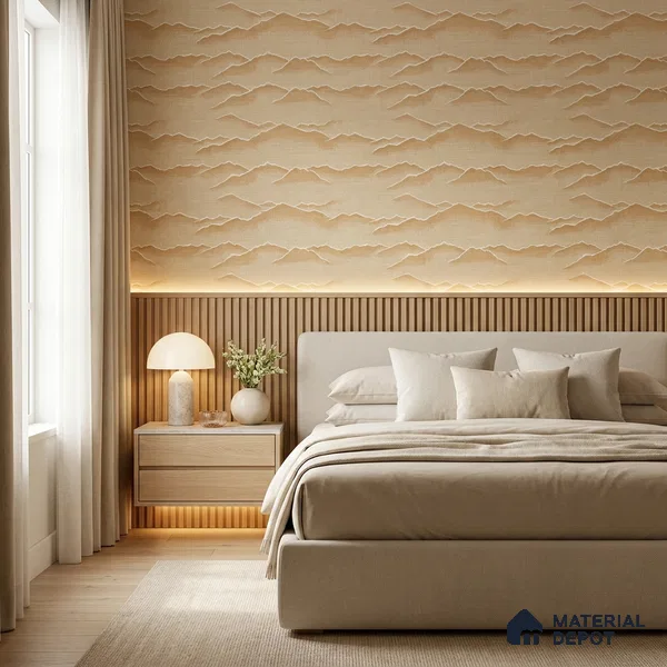 81278-2 | 5 Meter x 42 Inch PVC Patterned Look Wallpaper - 57 Sq. Ft. | Minimum 15% wastage during installation