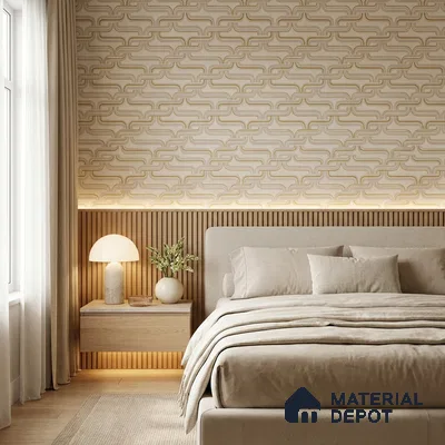81284-1 | 5 Meter x 42 Inch PVC Patterned Look Wallpaper - 57 Sq. Ft. | Minimum 15% wastage during installation