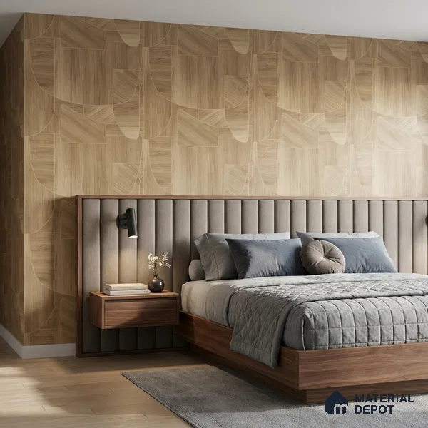 81289-3 | 5 Meter x 42 Inch PVC Patterned Look Wallpaper - 57 Sq. Ft. | Minimum 15% wastage during installation