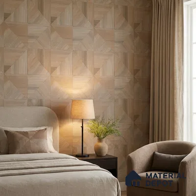 81293-3 | 5 Meter x 42 Inch PVC Geometric Look Wallpaper - 57 Sq. Ft. | Minimum 15% wastage during installation