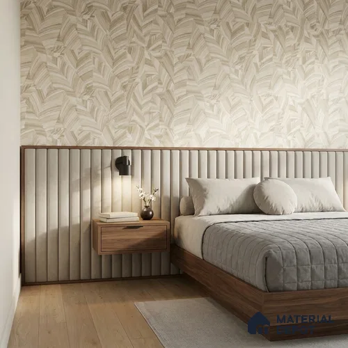 81296-1 | 5 Meter x 42 Inch PVC Patterned Look Wallpaper - 57 Sq. Ft. | Minimum 15% wastage during installation