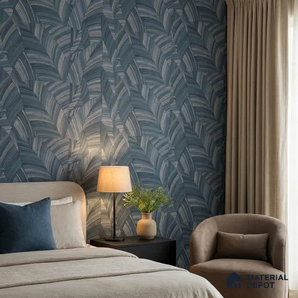 81296-5 | 5 Meter x 42 Inch PVC Patterned Look Wallpaper - 57 Sq. Ft. | Minimum 15% wastage during installation
