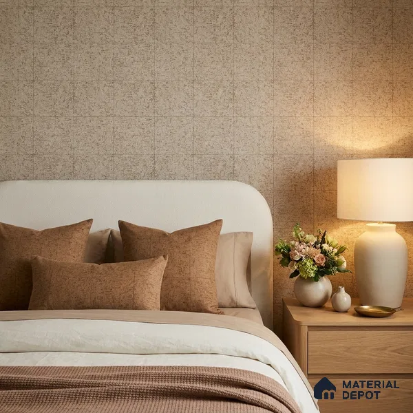 74018-3 | Grey Mottled Brick PVC Textured Wallpaper - 5 Meter x 42 Inch, 57 Sq. Ft. (Min. 15% Wastage)