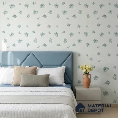 74026-1 | 5 Meter x 42 Inch PVC Florals Look Wallpaper - 57 Sq. Ft. | Minimum 15% wastage during installation