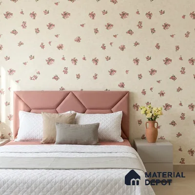 74026-2 | 5 Meter x 42 Inch PVC Florals Look Wallpaper - 57 Sq. Ft. | Minimum 15% wastage during installation