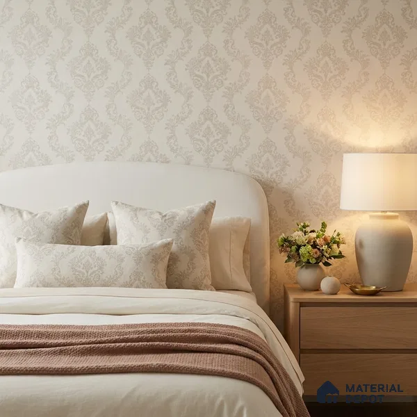 74022-1 | 5 Meter x 42 Inch PVC Patterned Look Wallpaper - 57 Sq. Ft. | Minimum 15% wastage during installation