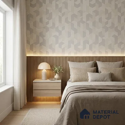 74027-1 | 5 Meter x 42 Inch PVC Patterned Look Wallpaper - 57 Sq. Ft. | Minimum 15% wastage during installation