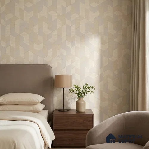 74027-2 | 5 Meter x 42 Inch PVC Patterned Look Wallpaper - 57 Sq. Ft. | Minimum 15% wastage during installation