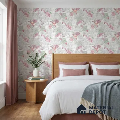 TC 734 | 5 Meter x 42 Inch  Florals Look Wallpaper - 57 Sq. Ft.