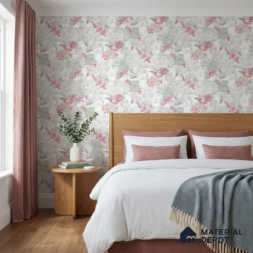 TC 734 | 5 Meter x 42 Inch Florals Look Wallpaper - 57 Sq. Ft.