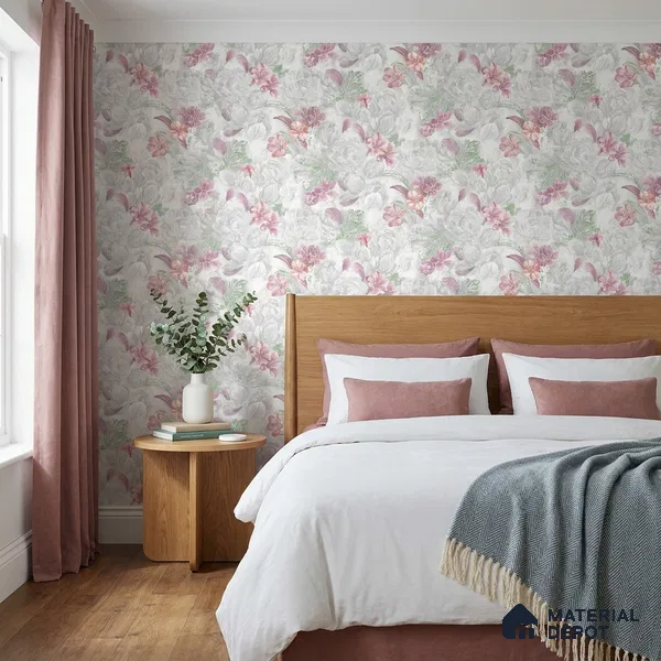 TC 734 | 5 Meter x 42 Inch Florals Look Wallpaper - 57 Sq. Ft.