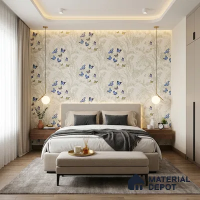 TC 796 | 5 Meter x 42 Inch  Florals Look Wallpaper - 57 Sq. Ft.