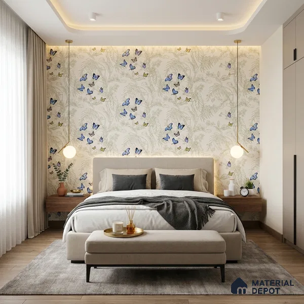 TC 796 | 5 Meter x 42 Inch Florals Look Wallpaper - 57 Sq. Ft.