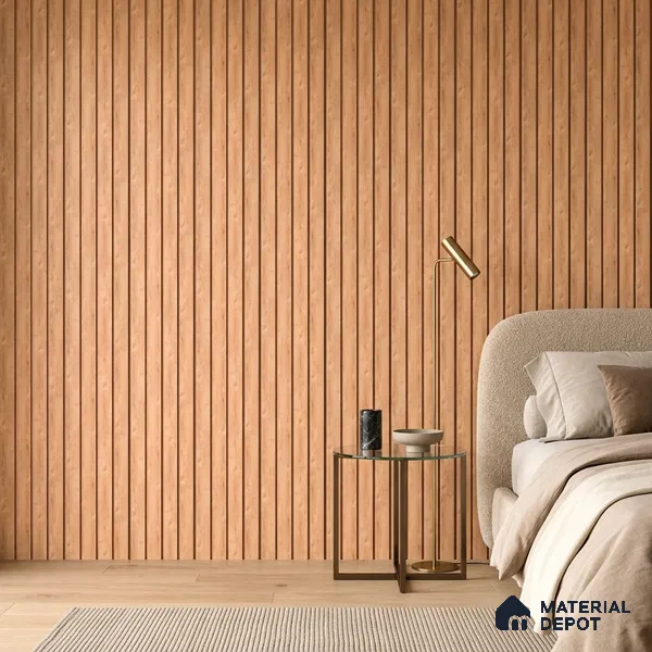 Wooden Look PN 05555 9.5 ft x 12 inch Charcoal Panel - 6 mm | Suitable for Feature Wall, TV Unit & Living Room | Width is Subjected to 5% Variation