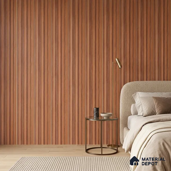 Wooden Look PN 07041 9.5 ft x 7.8 inch Charcoal Panel - 6 mm | Suitable for Feature Wall, TV Unit & Living Room | Width is Subjected to 5% Variation