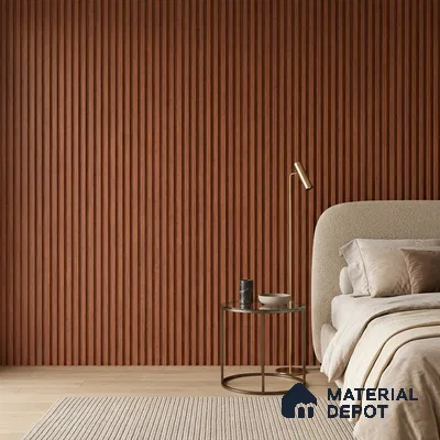Wooden Look PN 07407 8 ft x 12 inch PVC Panel - 10 mm | Suitable for Living Room, Bedroom & Office | Width is Subjected to 5% Variation