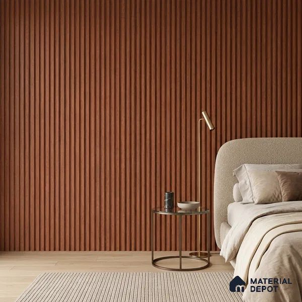 Wooden Look PN 07407 8 ft x 12 inch PVC Panel - 10 mm | Suitable for Living Room, Bedroom & Office | Width is Subjected to 5% Variation