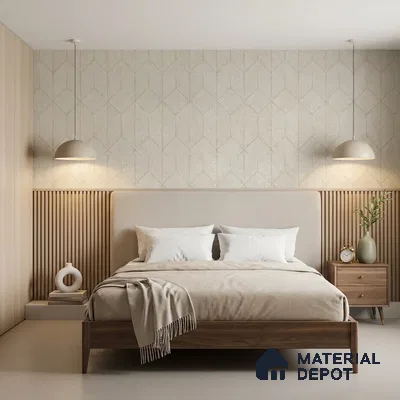 2101 - 2 | 10 Meter x 21 Inches Fabric Look Wallpaper - 57.41 Sq. Ft.