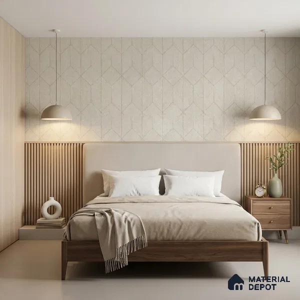 2101 - 2 | 10 Meter x 21 Inches Fabric Look Wallpaper - 57.41 Sq. Ft.