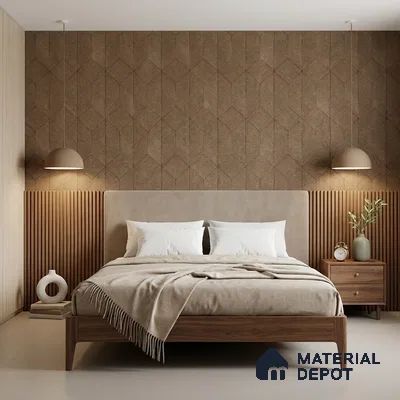 2101 - 4 | 10 Meter x 21 Inches Fabric Look Wallpaper - 57.41 Sq. Ft.