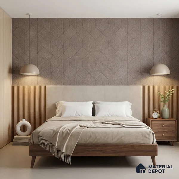 2101 - 6 | 10 Meter x 21 Inches Fabric Look Wallpaper - 57.41 Sq. Ft.