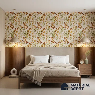 2105 -4 | 10 Meter x 21 Inches Florals Look Wallpaper - 57.41 Sq. Ft.