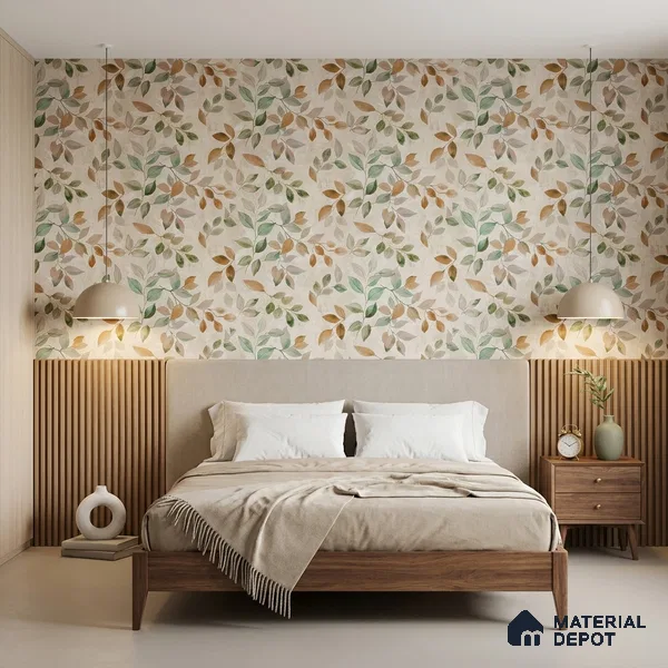 2105 -1 | 10 Meter x 21 Inches Florals Look Wallpaper - 57.41 Sq. Ft.