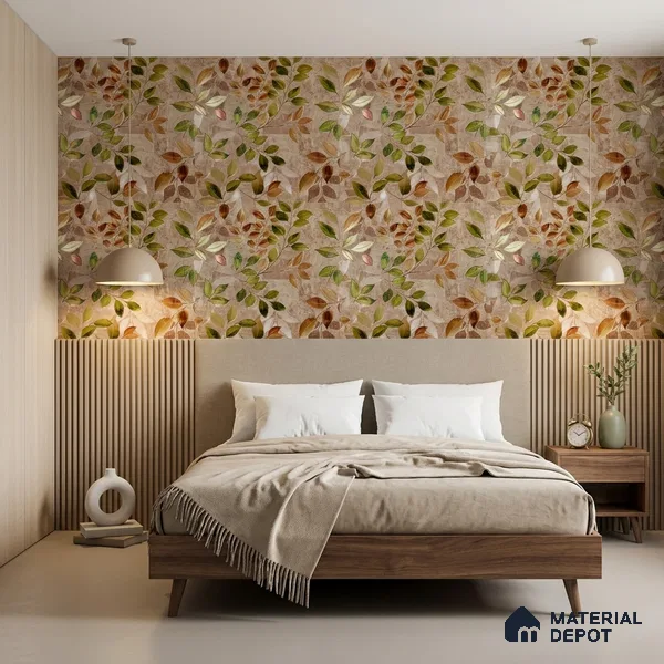 2105 -5 | 10 Meter x 21 Inches Florals Look Wallpaper - 57.41 Sq. Ft.