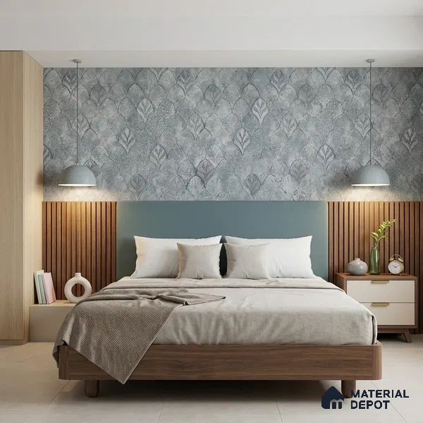 2107 -1 | 10 Meter x 21 Inches Patterned Look Wallpaper - 57.41 Sq. Ft.
