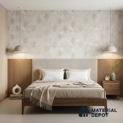 2107 -3 | 10 Meter x 21 Inches Patterned Look Wallpaper - 57.41 Sq. Ft.
