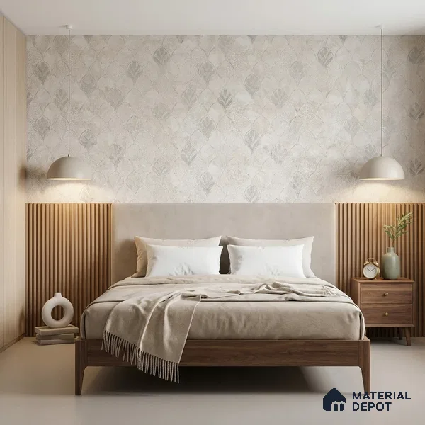 2107 -3 | 10 Meter x 21 Inches Patterned Look Wallpaper - 57.41 Sq. Ft.