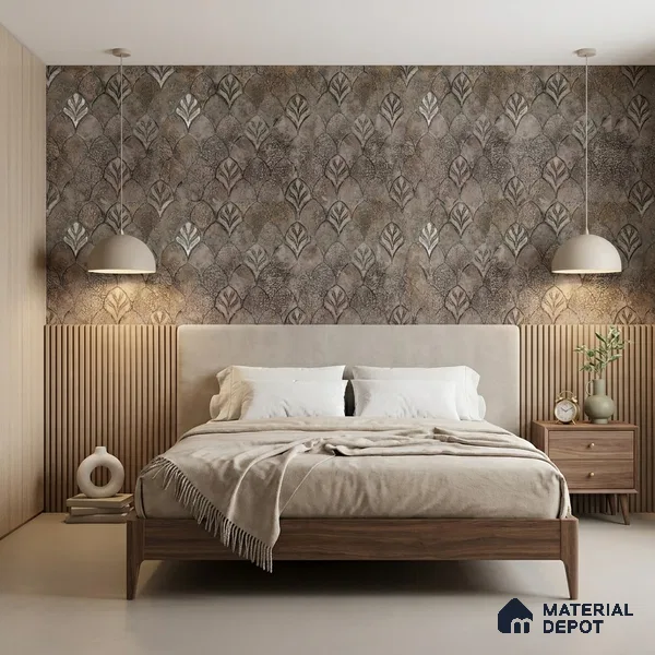 2107 -5 | 10 Meter x 21 Inches Patterned Look Wallpaper - 57.41 Sq. Ft.