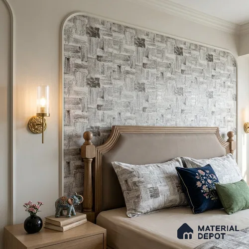 2106 -4 | 10 Meter x 21 Inches Patterned Look Wallpaper - 57.41 Sq. Ft.