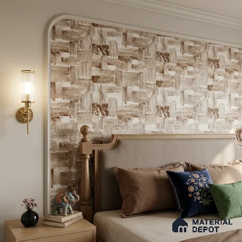 2106 -1 | 10 Meter x 21 Inches Patterned Look Wallpaper - 57.41 Sq. Ft.