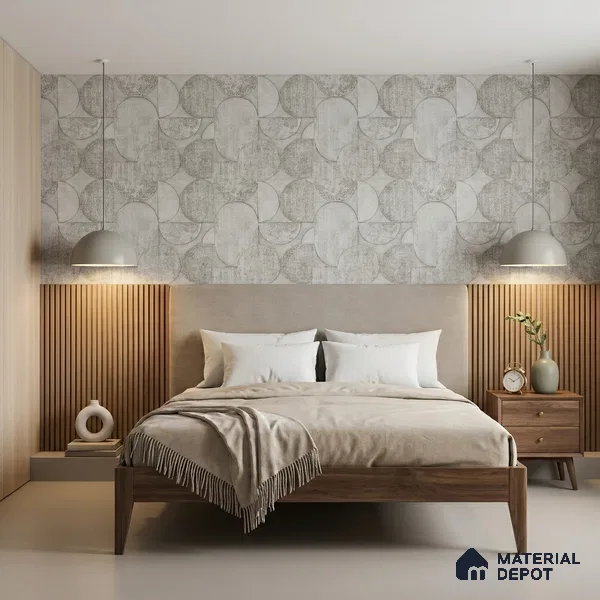 2108 -4 | 10 Meter x 21 Inches Patterned Look Wallpaper - 57.41 Sq. Ft.