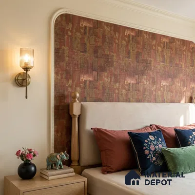 2110 -1 | 10 Meter x 21 Inches Fabric Look Wallpaper - 57.41 Sq. Ft.